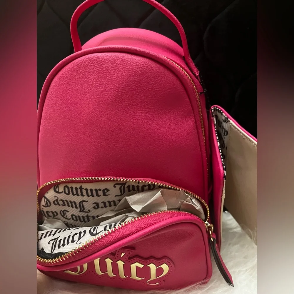 JUICY COUTURE Travel Backpack + Passport Holder - Picture 4 of 5